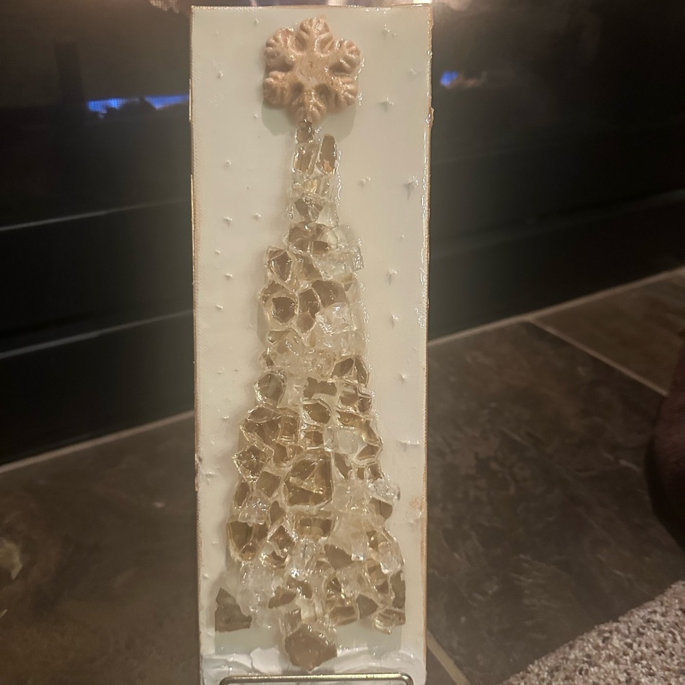 Glass Mosaic Christmas Tree Decor